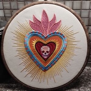 Ashland Día de los Muertos Embroidered Art